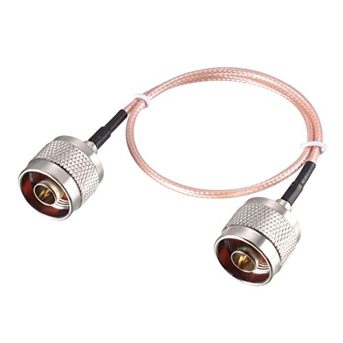 uxcell N Male to N Male Ultra Low Loss RG316 Coax Cable 0.3Meter/1Ft for or Amplifier