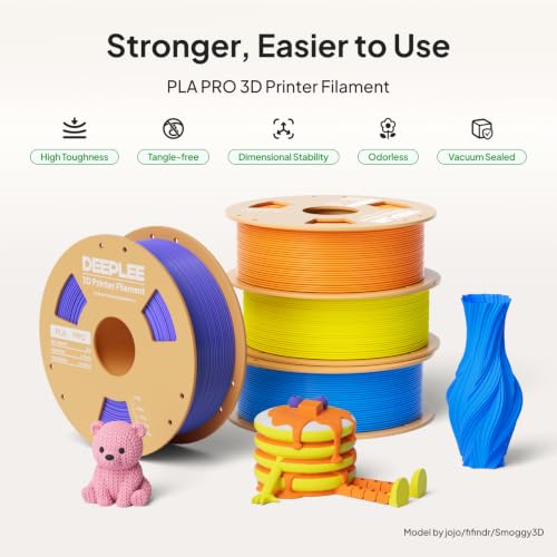PLA PRO 3D Printer Filament 1KG Ruddy Pink - color: 1*ruddy Pink
