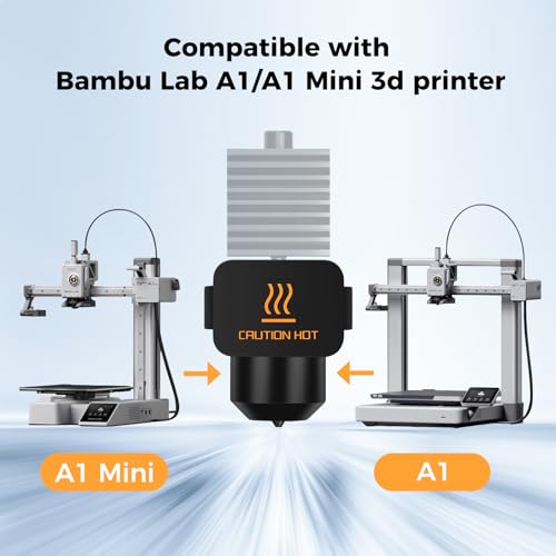 Bamboo Original 3PCS Hotend Silicone Sock for Bambu Lab A1 Series 3D Printer,Hotend Heater Block Silicone Cover,High Temperature Resistance,Compatible with A1/A1 Mini 3D Printer - style: A1 Series Silicone Sock