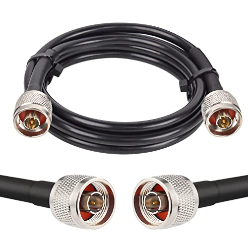 XRDS -RF N 6FT Type N Coax Extension Cable N Male to N Male Connector Pure Copper Low Loss - size: 6 FT