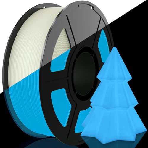 Glow in The Dark PLA Filament 1.75mm Glow Blue 3D Printer Filament - color: Glow Blue