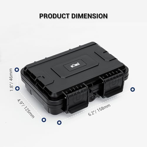 KIWIFOTOS 12 Slots 9V & CR2 CR123A Battery Storage Organizer Case - color: 9V & CR123 Battery Case