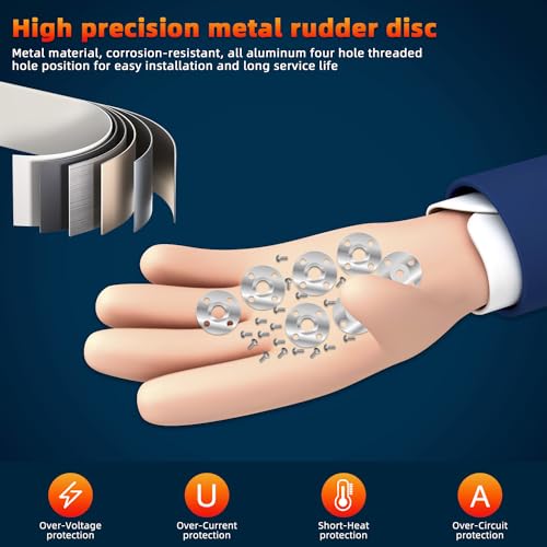 20Pcs Servo Horn Metal Aluminum 25T Silvery Servo Disc of Mg995/996 - style: 20Pcs Servo Disc