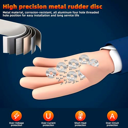 20Pcs Servo Horn Metal Aluminum 25T Silvery Servo Disc of Mg995/996 - style: 20Pcs Servo Disc
