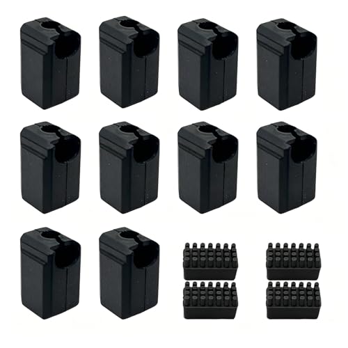 10Pcs Silicone Socks for Bambu Lab X1 P1 Series Hotend, Heater Block Covers 300℃ High Temperature Resistance Sleeves with 4Pcs Silicone Brushes, 3D Printer Replacement Parts (X1/P1 Series) - size: X1/P1 Series