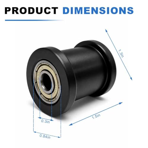 8mm Mini Bike Chain Tensioner, Bicycle Chain Roller Adjuster Kit