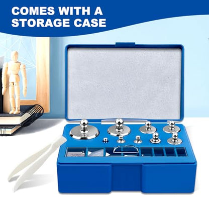 UCEC Calibration Weights for Digital Scale, 10mg-100g Gram Weights Kit - size: 211.1g Set