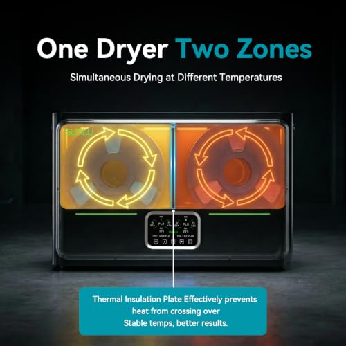 SUNLU S4 Pro 3D Printer Filament Dryer Box, Upgrade Filadryer S4 (Black) - style: Dry&Anneal Box-S4 Pro FilaDryer Black