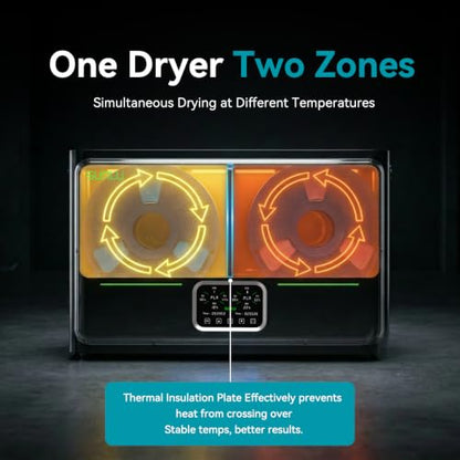 SUNLU S4 Pro 3D Printer Filament Dryer Box, Upgrade Filadryer S4 (Black) - style: Dry&Anneal Box-S4 Pro FilaDryer Black