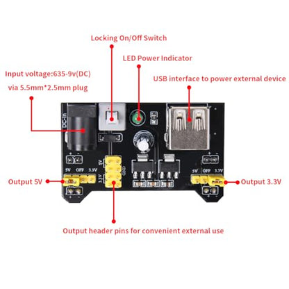 REXQualis Super Starter Kit Based on Arduino UNO R3 with Tutorial and Controller Board Compatible with Arduino IDE