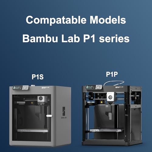 P1S/P1P 0.4mm Hotend Kit Print Head for Bambu Lab P1S/P1P, 3D Printer Replacement Extruder Kit with Thermistor, Heater Cartridge, Heatsink, Heat Block and Silicone Case - size: 0.4MM
