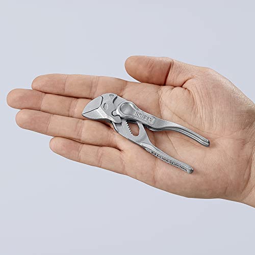 KNIPEX Tools 86 04 100 Pliers Wrench XS, 4", Silver - size: 4-Inch, style: Wrench