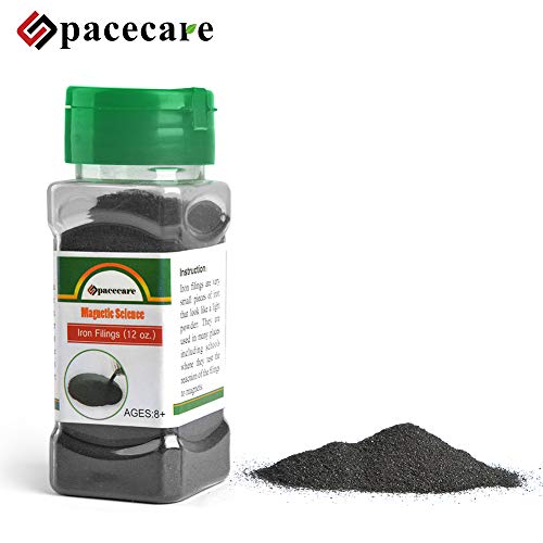 SPACECARE Magnetic Sand Iron Powder Filings Powe Storage (12 Ounces) 1 Pack