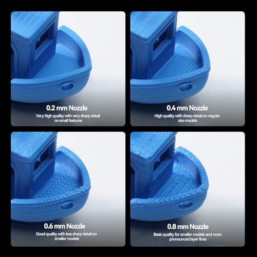 Bamboo Original 0.6mm Hardened Steel Nozzle Assembly Hotend Kit for Bambu LAB X1 Series and P1 Series,Compatible with P1S P1P X1C X1 Carbon 3D Printer - style: P1/X1 Series Hotend (0.6mm)