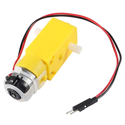 8PCS DC Electric Gear Motor TT DC 3V-6V Prewired Gear Motor Dual Shaft Intelligent Car Chassis with 2Pin Male Connector Wire 1:48 for Arduino Smart RC Car Robot Toys DIY Kit - size: 8pcs, style: TT Motor with Wire