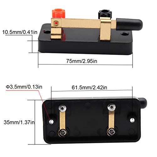 XFFCSEC10PCS Knife Switch for Building Basic, Parallel & Series Circuits - color: Single Pole Single Throw Switch(10pcs)