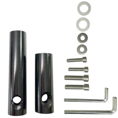 Steering Damper Mounting Bracket Kit Compatible with V5 11 inch Electric Scooter, Motorcycle Stabilizer Mount, Easy-Install Damper Bracket for V5 Scooters & Motorcycles (Black) - color: Black