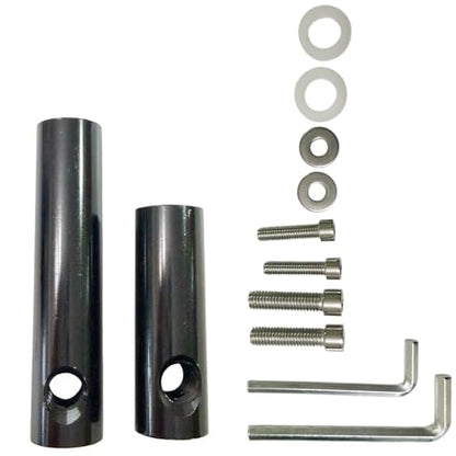 Steering Damper Mounting Bracket Kit Compatible with V5 11 inch Electric Scooter, Motorcycle Stabilizer Mount, Easy-Install Damper Bracket for V5 Scooters & Motorcycles (Black) - color: Black