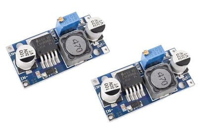 LM2596 DC-DC Buck Converter Step Down Module 3.0-40V to 1.5-35V Adjustable Voltage Regulator Electronic Voltage Stabilizer Power Supply (Power Converter 2pcs)