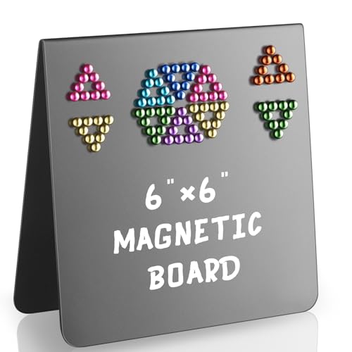 Gersoniel 6x6 Magnetic Display Stand Metal Easel Board for Desk, 1 Pack - size: 1 Pack