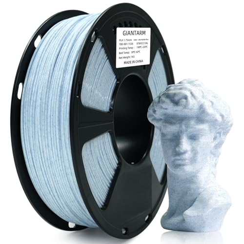 GIANTARM PLA 3D Printer Filament 1.75mm,Blue Marble PLA Filament 1kg - color: Marble Blue, size: 1kg