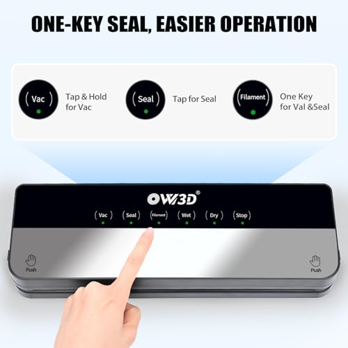 3D Filament Vacuum Sealer for Filament Storage Bags, Auto Completely Sealed, No air Leakage, 3D Printer Filament Storage Bags 30Pcs Vacuum Sealed Kit with 30 Desiccants - style: 30 Bags & Vacuum Sealer