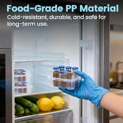 Twin-Pack 3mL Peptide Fridge Vial Organizer - color: A1