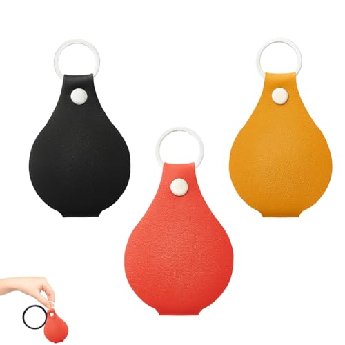 3 Pack 10X Keychain Pocket Magnifying Glass with Rotating Protective Case, Mini Portable Pendant Magnifier for Daily Fine Print Inspection & Outdoor Hobby
