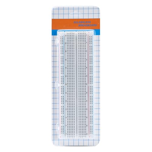 Breadboards Kit 3PCS 830 Point and 6PCS 400 Point Solderless Breadboards for Arduino Projects Prototype Building with Interlocking Design and Built in Power Distribution Rails for Electronics DIY