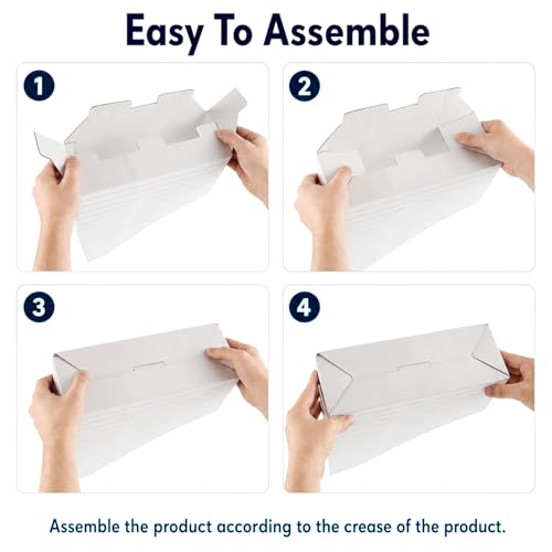 20 Pack Notebook Book Bins for Classroom Cardboard Magazine File Holders - style: Notebook