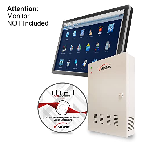 Visionis 2 Door Network Access Control Panel, TCP/IP, Fire Alarm, Cabinet - size: 2 Door Panel