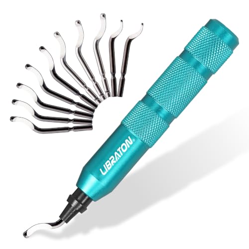 Libraton Deburring Tool, Deburring Tool for 3D Printing with 10 HSS Blades - style: 11Blades(Mixed 3 Types) C