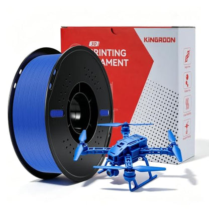 Kingroon Blue PLA Plus Filament 1.75mm 1kg - color: 1kg Blue, size: PLA Plus