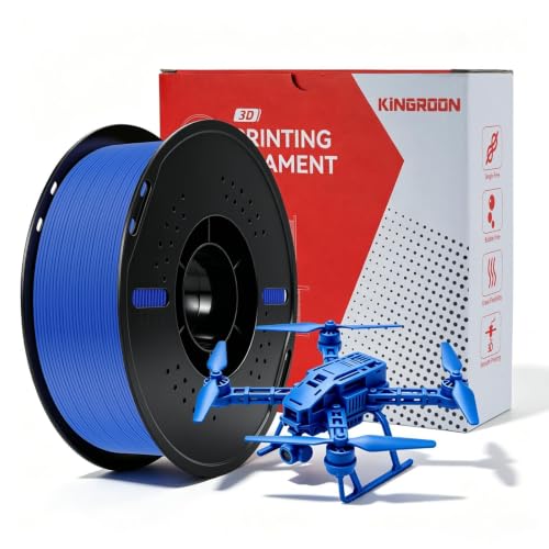 Kingroon Blue PLA Plus Filament 1.75mm 1kg - color: 1kg Blue, size: PLA Plus