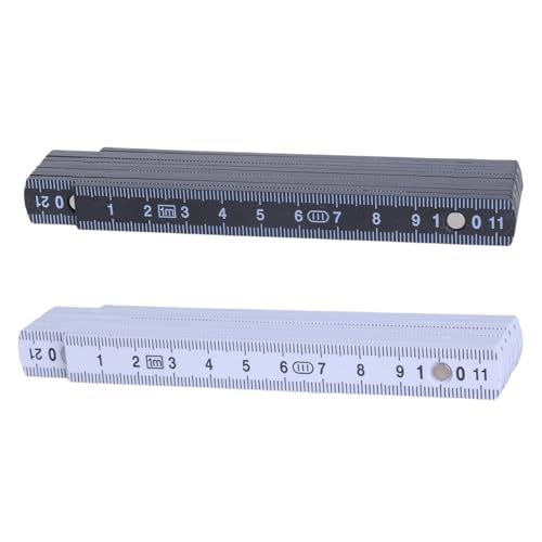 1meter Foldable Measuring Stick With Clear Scale Easy Carry Ruler Easy To Carrry Rule For Engineers Builders & Enthusiasts