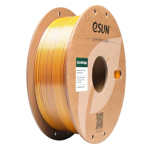 eSUN Silk PLA 3D Printer Filament 1.75mm Purple Gold Dual Color Filament - color: Purple Gold
