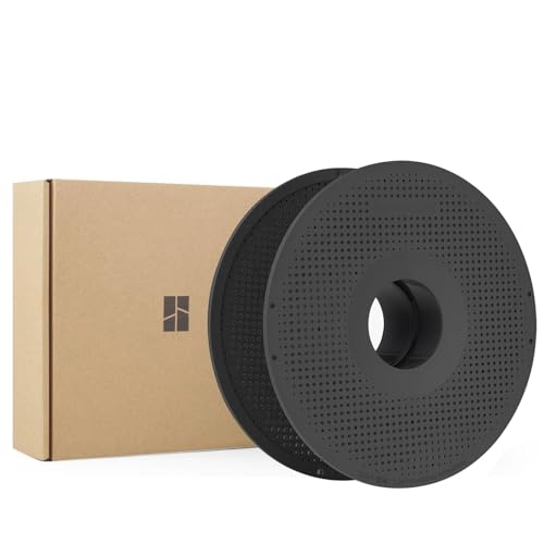 Bamboo Original AMS Detachable Spool Reusable Reel Without Filament for Bambu AMS Black No Filament - color: Black