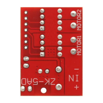 2PCS H Bridge Remote Control 5A 3V-14V Dual DC Motor Controller Drive Module Voltage Reverse PWM Speed Regulation Double