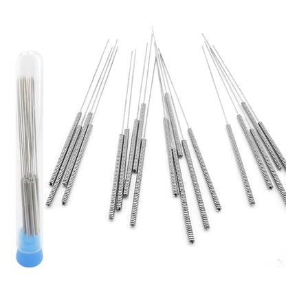 20Pcs 3D Printer Nozzle Cleaning Needles 0.4mm, Stainless Steel Nozzle Cleaning Kit 0.4mm Needles Use for Ender,MK8,V6,Creality,Prusa,Volcano Nozzles Cleaner, (Total Length: 80mm) - style: 20Pcs 3D Printer Nozzle Cleaning Needles 0.4mm
