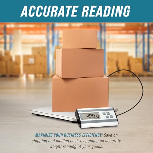 Smart Weigh Shipping Scale Digital Postal Scale for Packages 440lbs x 6 oz - color: 440 lbs Stainless Steel