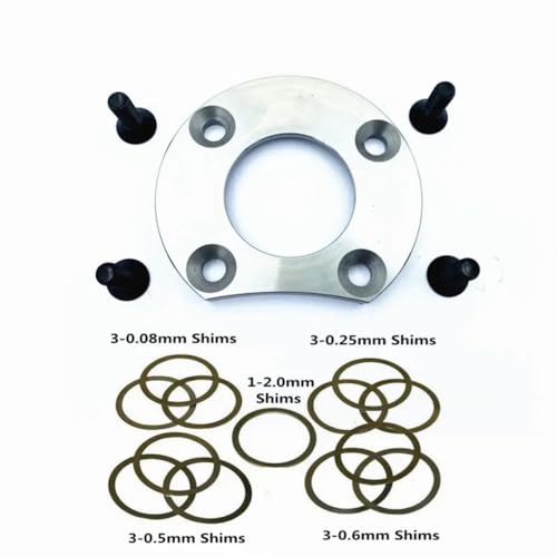 Tokinng Rear Bearing Support Plate & Shim Kit Fit for Mustang T5 World Class HD 5 Sp Transmission, Replaces# T5144, E5ZZ7195A, E5ZZ-7195A