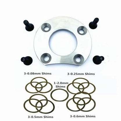 Tokinng Rear Bearing Support Plate & Shim Kit Fit for Mustang T5 World Class HD 5 Sp Transmission, Replaces# T5144, E5ZZ7195A, E5ZZ-7195A