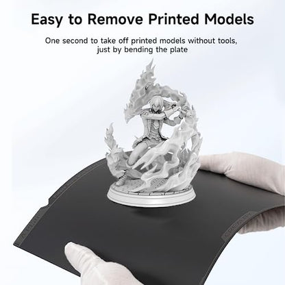 Creality Official K1 Max Build Plate PEI Sheet, 315x310mm Smooth Removable Flexible Spring Surface Excellent Heat Resistance Heated for Ender 3 S1 Plus/K1 Max/Ender 3 V3 Plus(Without Magnetic Base) - color: PEI Smooth Black, size: K1 Max/Ender 3 V3 Plus/K