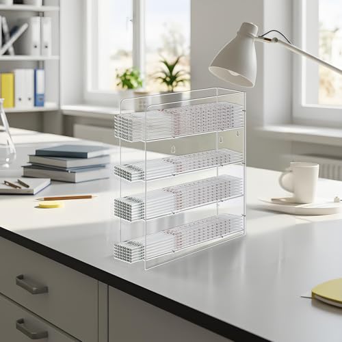 Geelin 2 Pcs Acrylic Pipette Rack, 15 x 11.8 x 4 Inch, Clear - size: 15 x 11.8 x 4 Inch