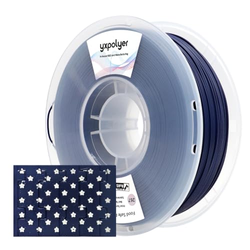 YXPOLYER PLA Plus 3D Printer Filament Food Grade PLA+ Old Glory Blue - color: Old Glory Blue