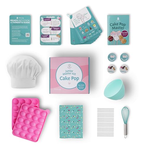 Tovla Jr. Kids Cake Pop Maker Kit | Real Reusable Baking Tools | Ages 6-12 - style: Cake Pop Making Kit