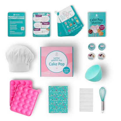 Tovla Jr. Kids Cake Pop Maker Kit | Real Reusable Baking Tools | Ages 6-12 - style: Cake Pop Making Kit