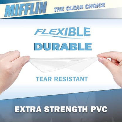 Mifflin-USA - Index Card Holder - 3x5”, 30 Pack - Clear Self-Adhesive Pockets - Label Holders for Organizing Storage Bins & Containers - Plastic Sleeves for Protecting Cards & Labels - size: 5x3" (Pack of 30)