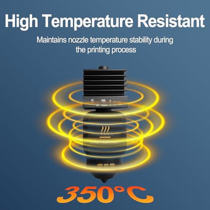 6 Pack Hotend Silicone Socks for Bambu Lab P2S Print Head
