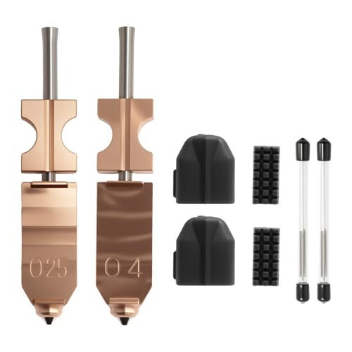 AD5X Nozzle Kit Hardened Steel Hotend 0.4MM 0.25MM for Flashforge AD5X - style: AD5X 0.25+0.4MM Nozzle